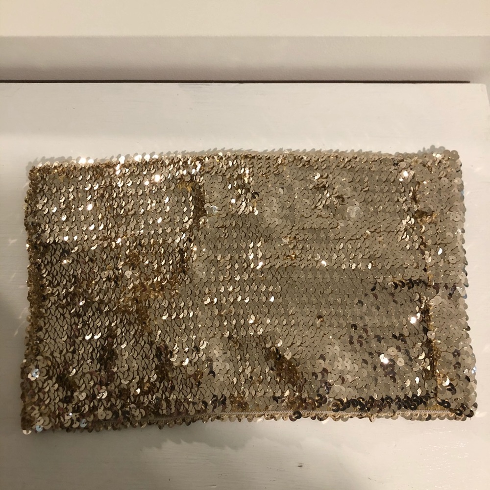 Sparkle gold tube top